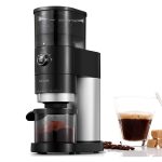 Max Electric Coffee Grinder, Matte Black