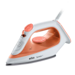 Braun TexStyle 1 Steam Iron SI 1009 Orange