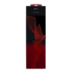Orient Crystal 3 Taps Red Glass Door Water Dispenser