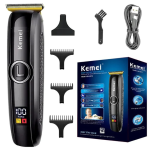 Kemei Professional Trimmer | Digital | T-Blade | Lithium Batteries KM-5072