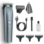 Kemei 3 in 1 Grooming Kit with Shaver Trimmer & Nose Trimmer (Lithium Batteries) KM-1258