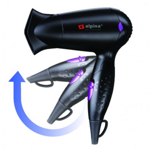 Alpina Travel Hair Dryer (Black) 1200W SF-3925