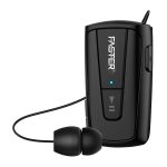 FASTER Retractable Bluetooth Headset Clip-on Earbuds R12 Pro