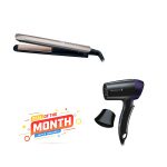 Deal: Hair Straightener S8590 + Hair Dryer D2400