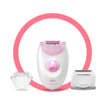 Braun Epilator Silk-epil 3 3-270, Hair Removal for Women, Shaver & Trimmer 3270