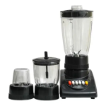 JackPot 3 In 1 Blender JP-739 U/B Deluxe - Image 2
