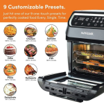 Nutricook Air Fryer Oven - 1800 Watts - Digital/One Touch Control Panel Display - Image 2
