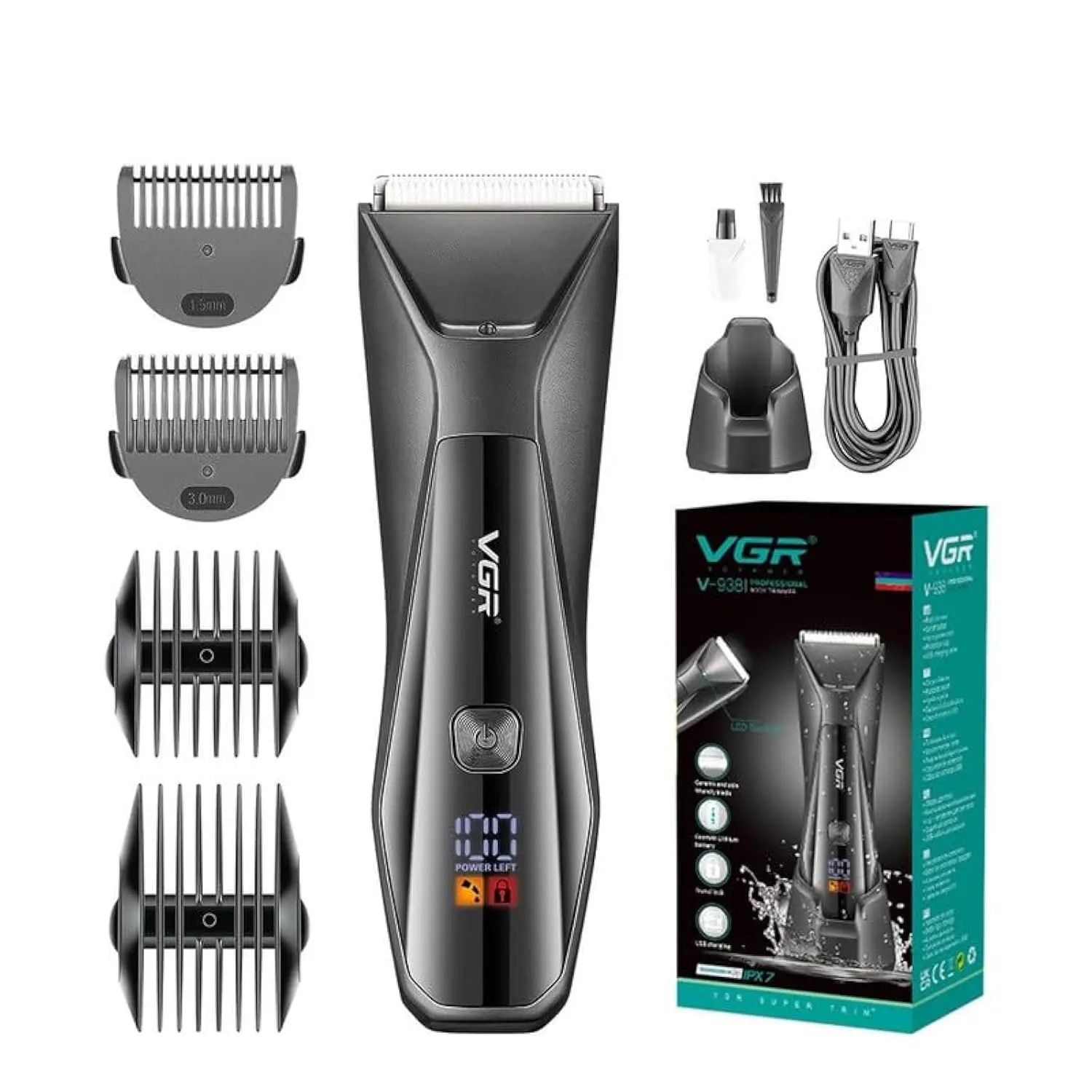 ey2q8mrf VGR Professional Hair Trimmer V-938 - Image 1