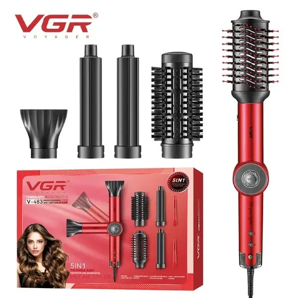m0aju6km VGR Professional 5-in-1 Hot Air Styler V-483 - Image 1