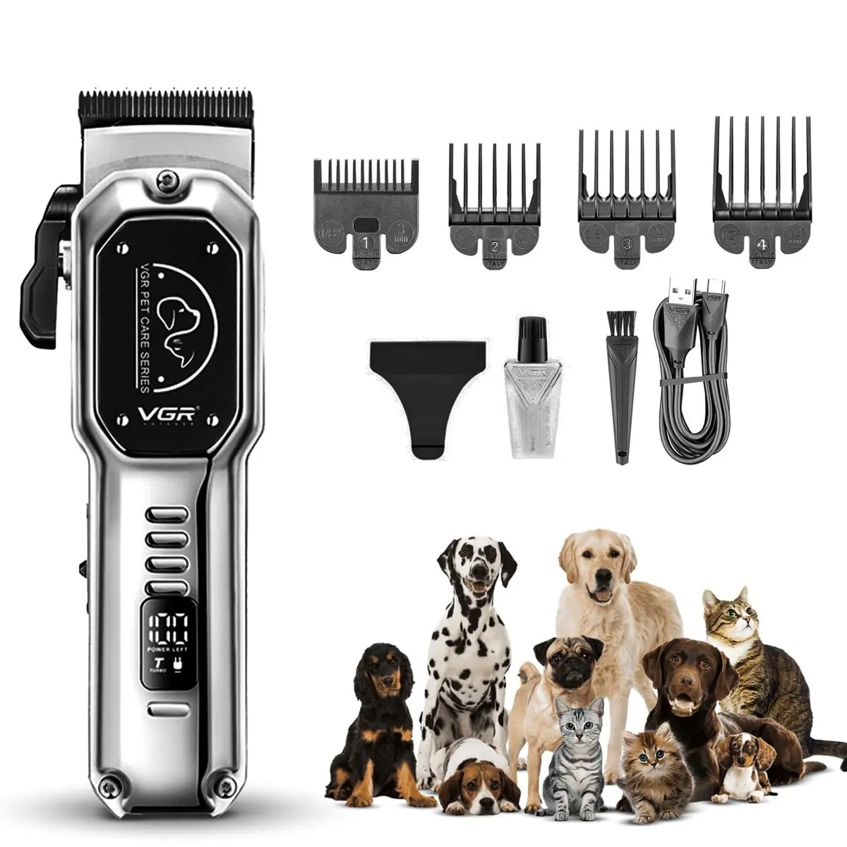rrlckdci VGR Professional Pet Clipper V-201 - Image 1